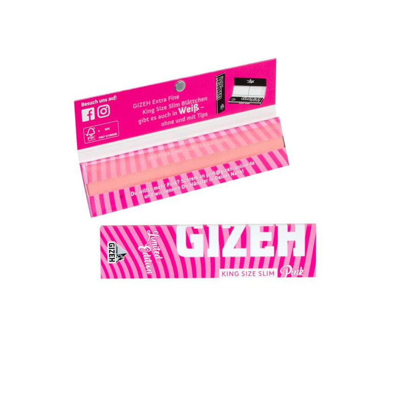 GIZEH King Size Slim Papers Pink Edition kaufen online