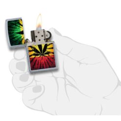 Zippo Feuerzeug Rastafari Leaf Design Hand kaufen online shop schweiz günstig