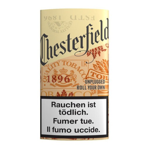 Chesterfield Unplugged Drehtabak 25g kaufen im Headshop Schweiz
