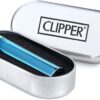 Clipper Deep Blue Blau Metall Glänzen Shiny mit Geschenkbox kaufen günstig online Shop Schweiz1