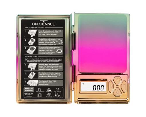 On Balance Präzisionswaage Mini Waage Chrom Rainbow 100 x 0.01g kaufen günstig online shop schweiz