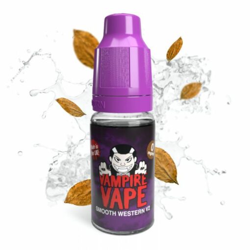 Vampire Vape Smooth Western Tabak E Liquid 10ml ohne Nikotin kaufen online Shop Schweiz