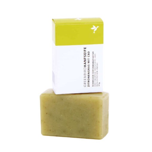 Greenbird Bio Hanfseife Zitronengras CBD Shop Schweiz
