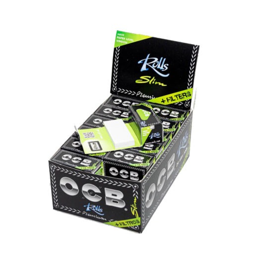 OCB Black Slim Premium Rolls mit 40 Filters Box (24 Rollen) kaufen schweiz