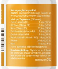Vitamin B Komplex aus Buchweizen, 60 Kapseln kaufen online