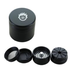 Kush Bong - Grinder ohne Zähne - 4 Parts 56mm
