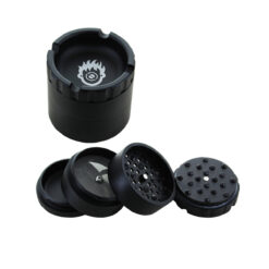 Kush Bong - Grinder Alu Black - 4 Parts 60mm