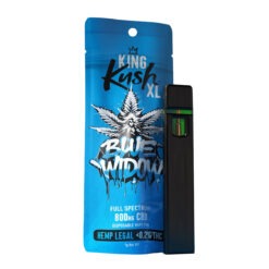 King Kush XL - Blue Widow CBD Vape Pen 80% CBD/0.2% THC