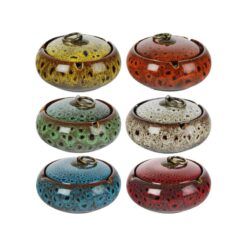 Orientalischer Keramik Aschenbecher (11cm/assortiert)