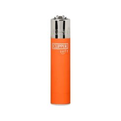 Clipper Soft Touch Orange Feuerzeug kaufen im headshop schweiz